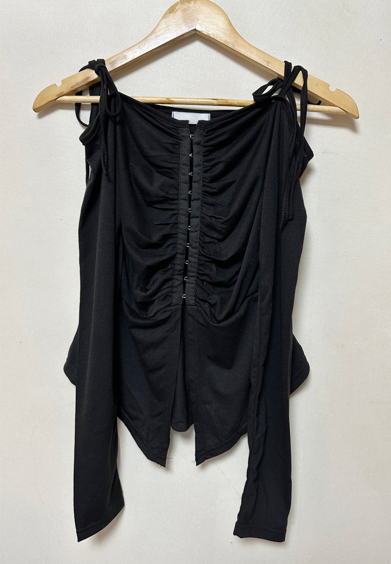 BALLERINA CORSET BOW OFF-SHOULDER🤍🖤 - 2 COLORS
