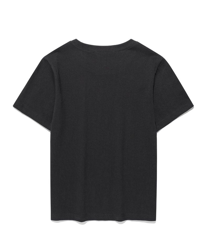 Crack Market Logo Tee Charcoal (KIB6MFT513A)