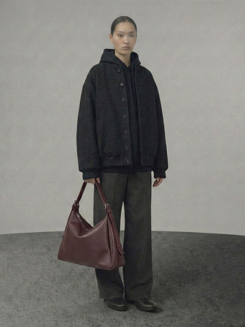 The Mark Large burgundy