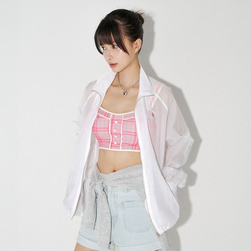 mellotory(メロートリー)の「WIND ZIP-UP JACKET (WHITE)(Jackets/Outerwear)」