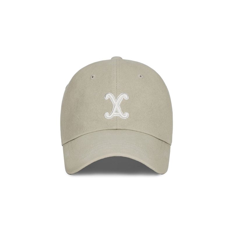 VA Curved 3D Logo Ball Cap / Beige