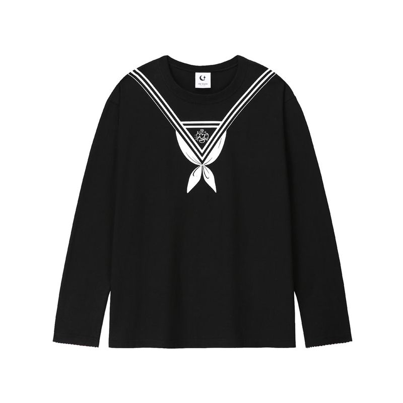 Sailor Printed T-shirt - BLACK