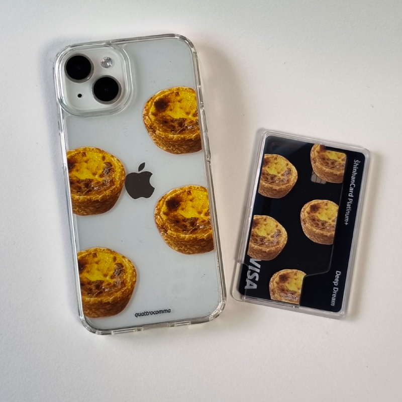 Egg Tart MagSafe Transparent Card Wallet