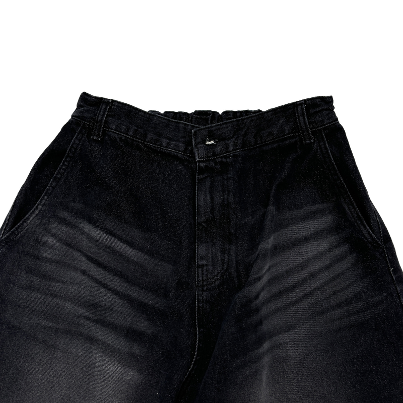 wacks balloon denim pants