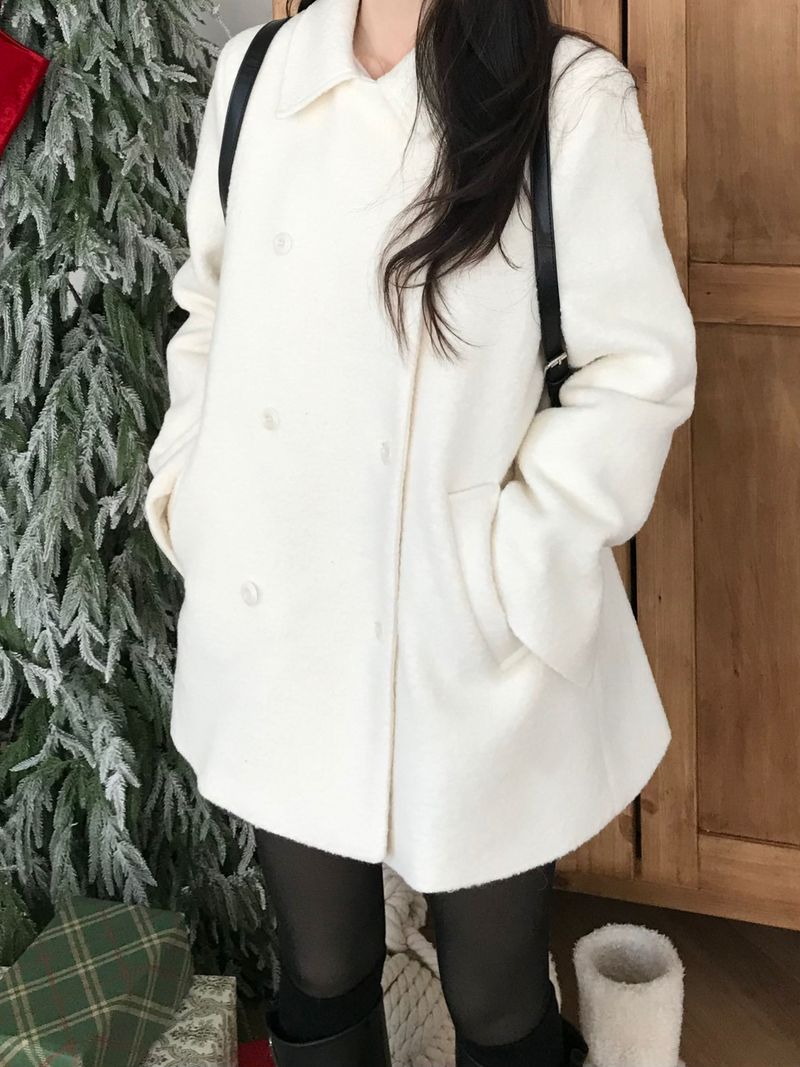 Innerf Wool Half Coat (3 colors)