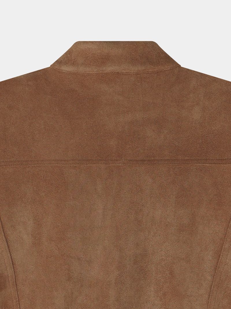 Owen knitwear suede jacket