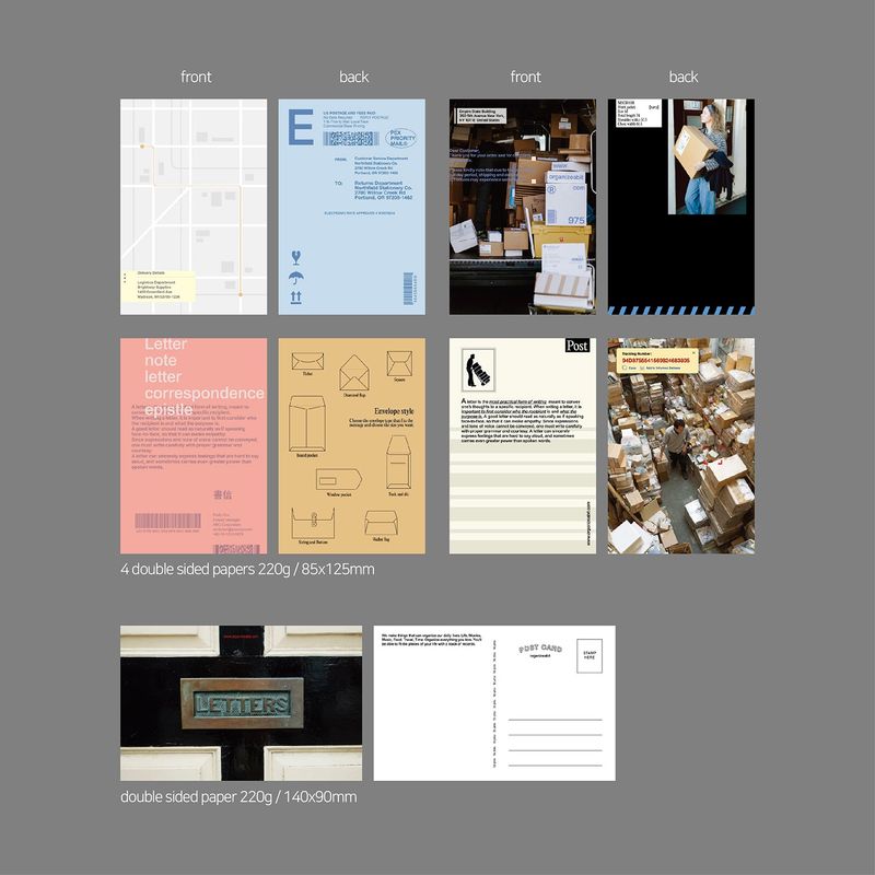 oab mail pack / scrap sticker set