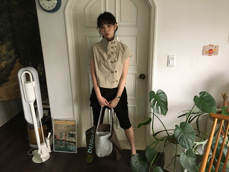 Metal Glow Shoulder Bag (2color) 
