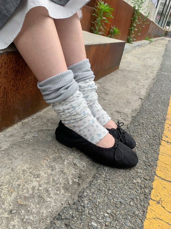 Dosen Flower Color Matching Leg Warmer