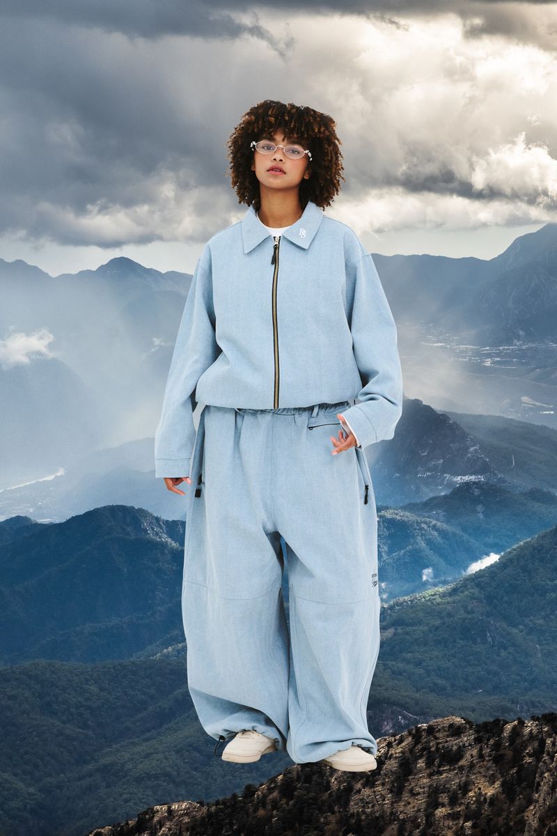 DSXBS HEAVY COTTON COLLAR JACKET LIGHT BLUE