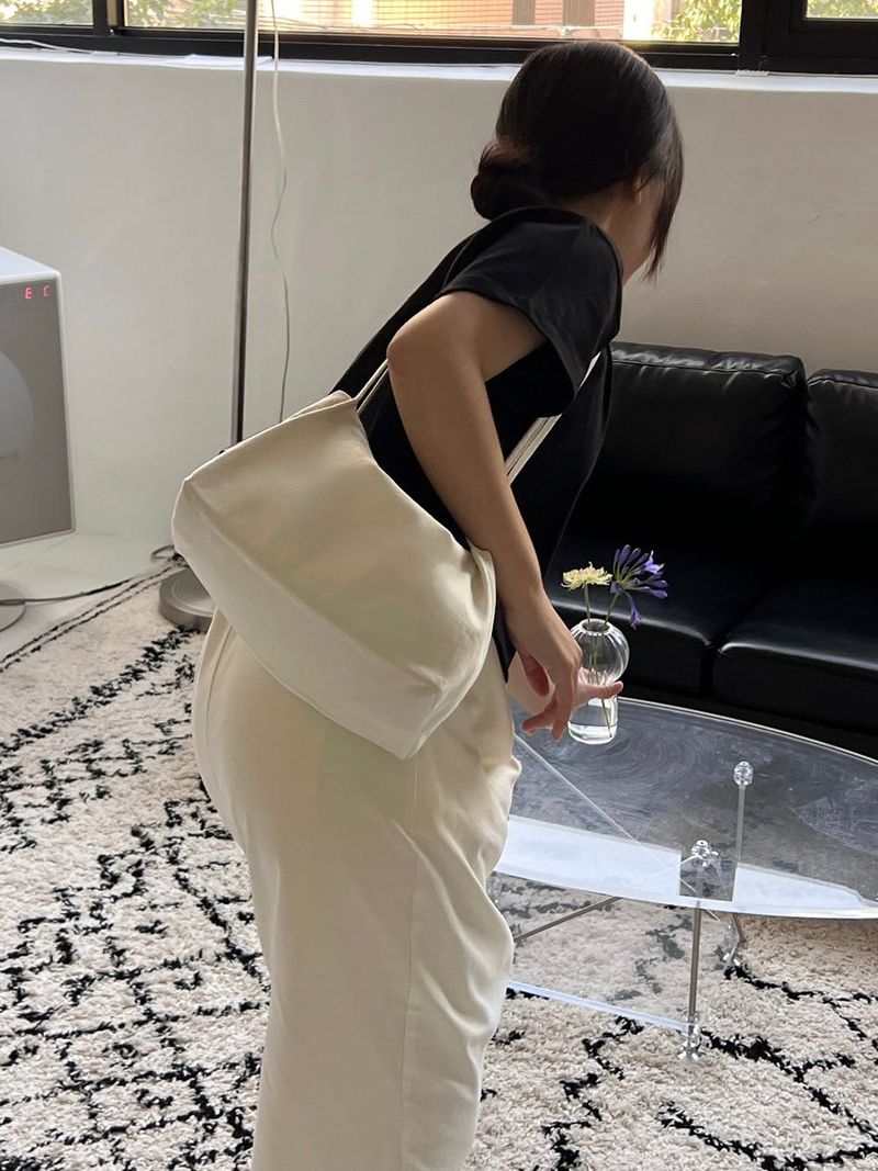 ppocketto cozy half bag - ivory