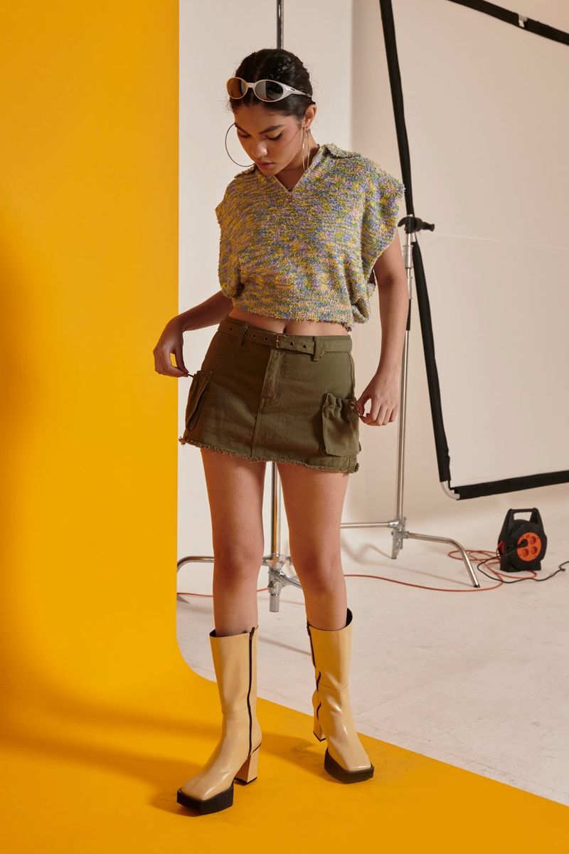 CARGO MINI SKIRT