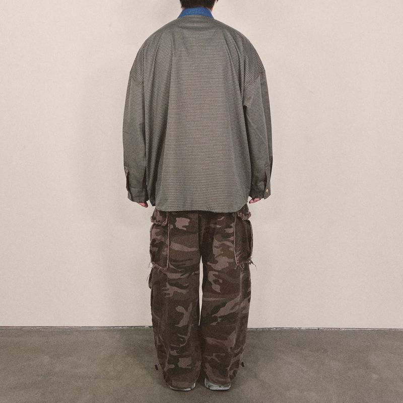 switch panel check shirt_blue