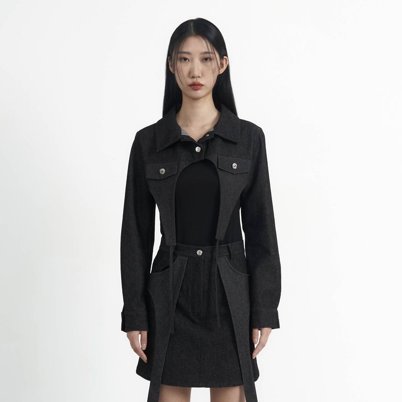 ARTS DE BASE(アドゥベス)の「Denim Crop Jacket(Jackets/Outerwear)」