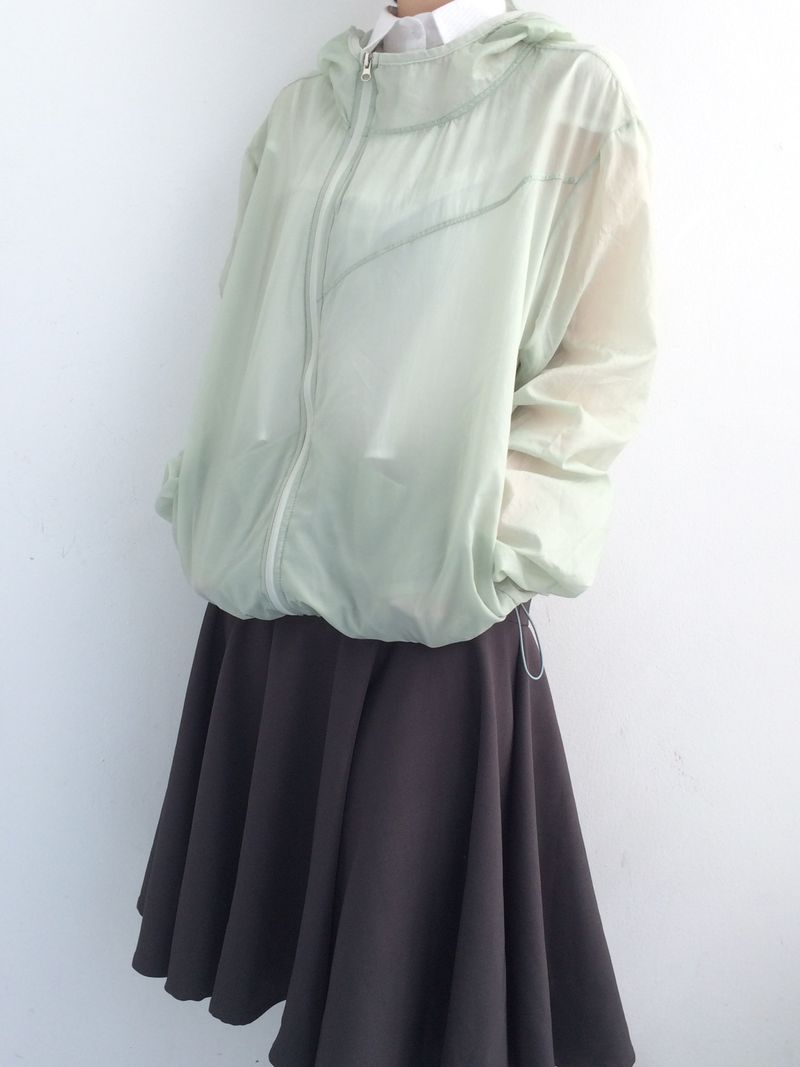 A-line rose flare skirt