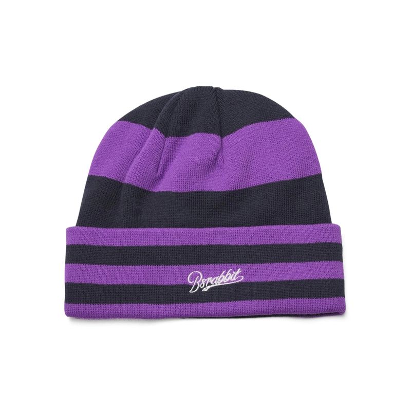 LOGO STRIPE BEANIE
