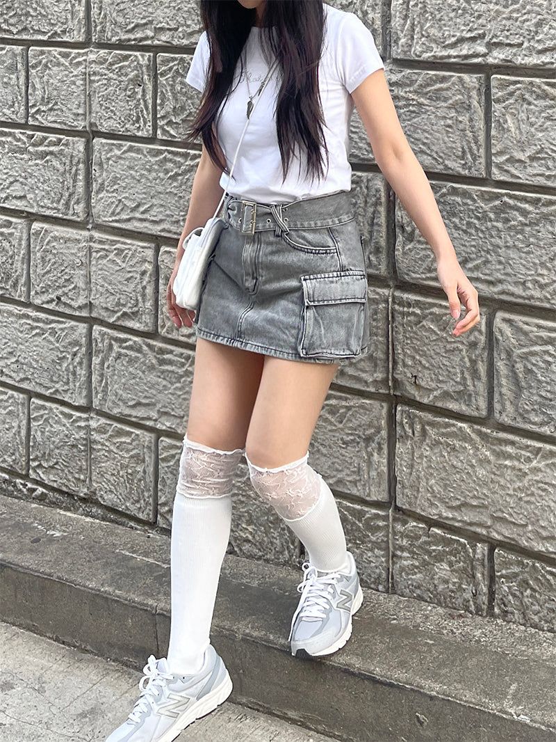 Cute cubic slim t-shirt
