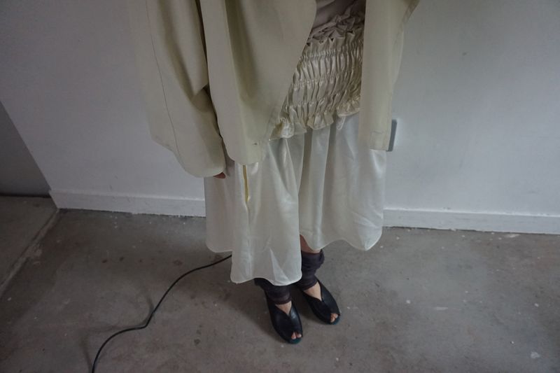 ERR（イアルアル）の「curve toe mule（Shoes）」