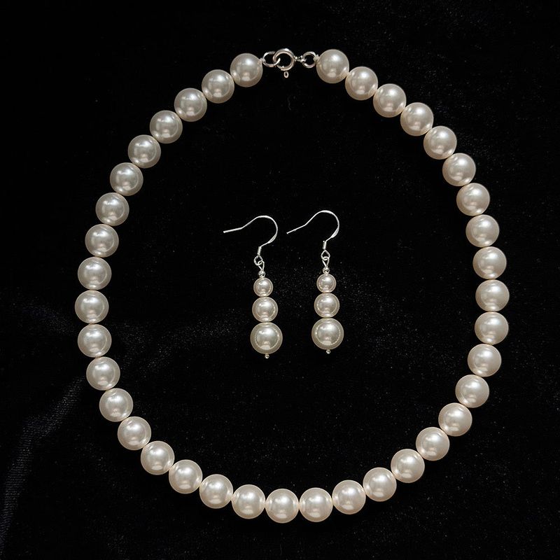 [925silver] Layer pearl earring