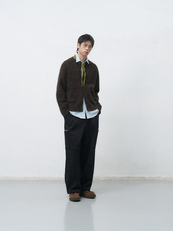GENERAL IDEA（ジェネラルアイディア）の「stitch cargo sweat pants - black          （Pants）」