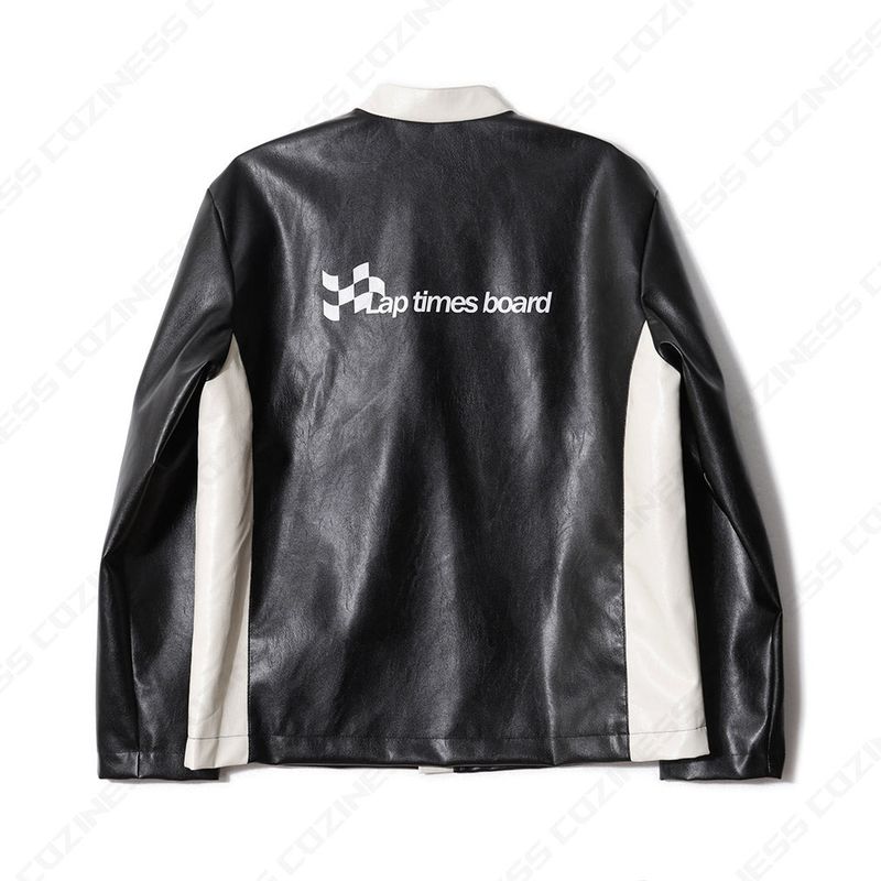 90's Bike Leather Jacket (2 colors)