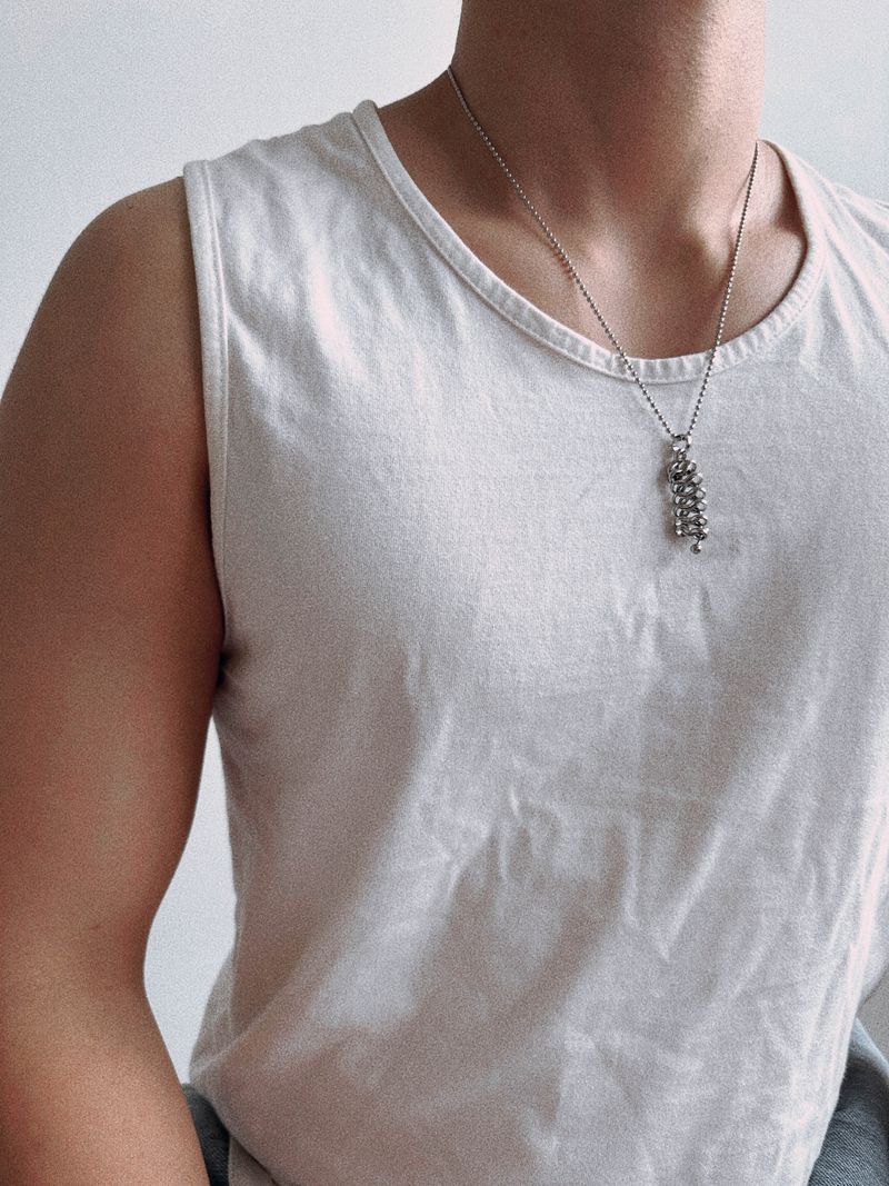 piercing (8) weave necklace