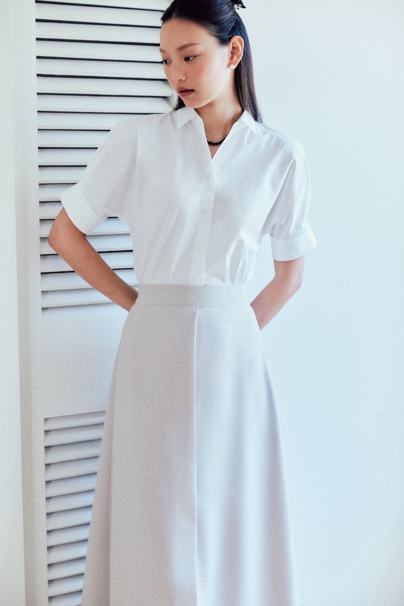 NO.19 SKIRT - BEIGE