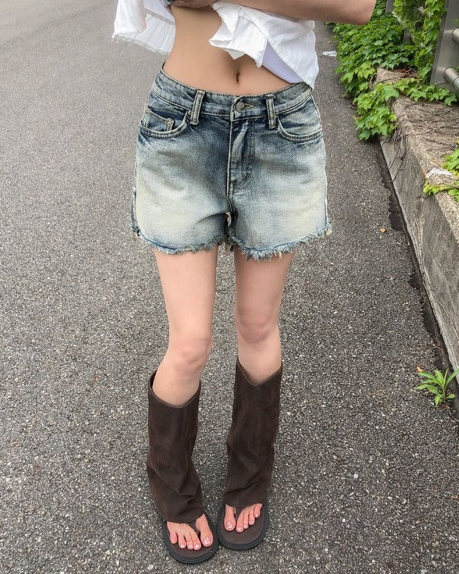 ULAN(ユレン)の「Paul Western Short Denim Shorts(Pants)」