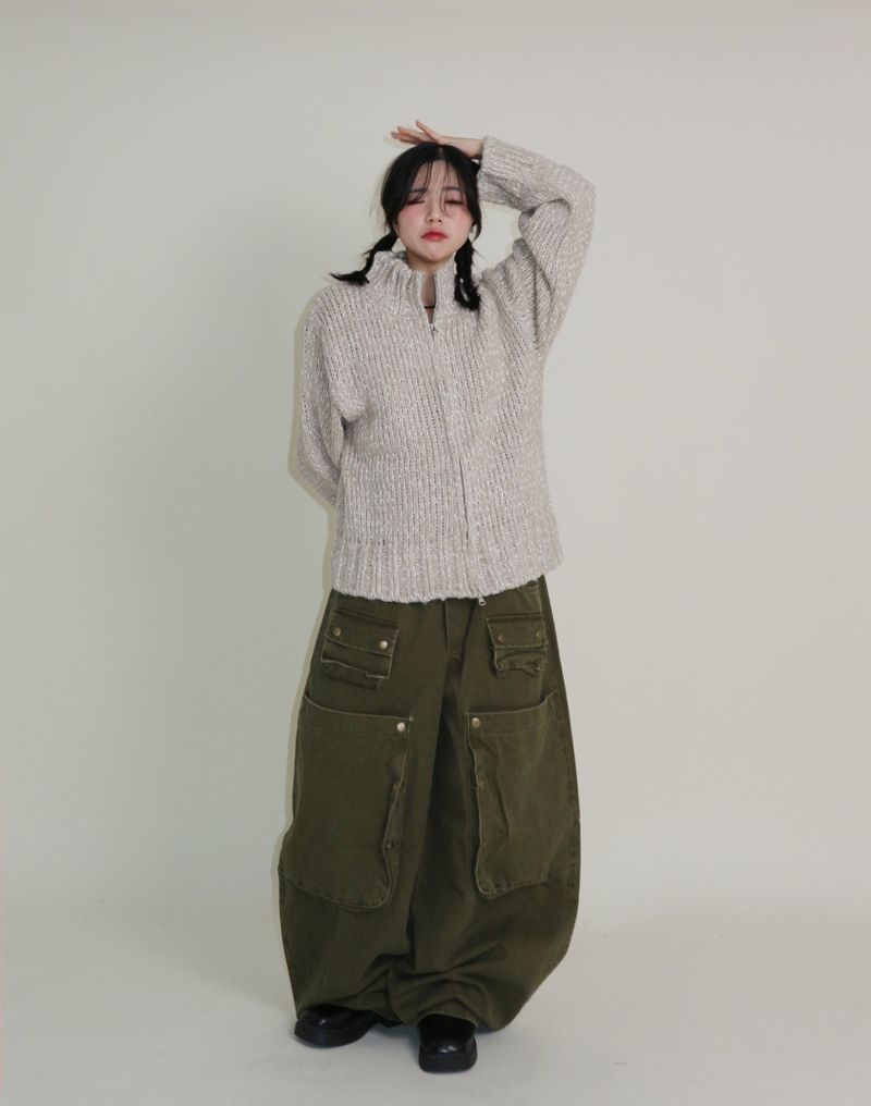 Boehm Boksarthy high neck two-way cardigan (outer)