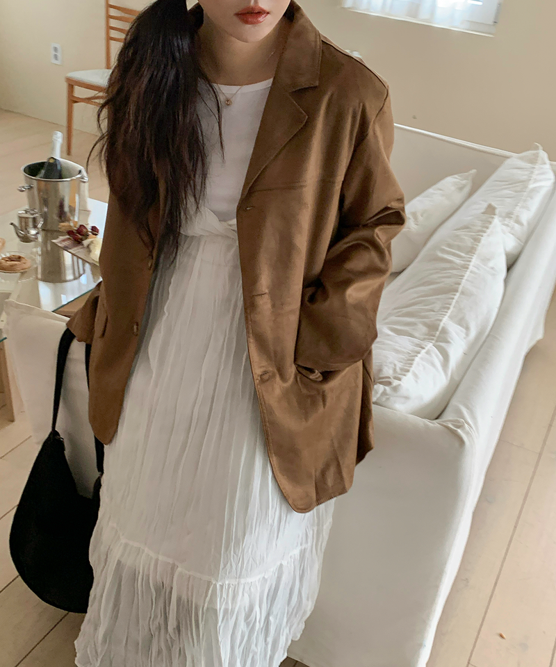 Autumn Suede Collar Jacket