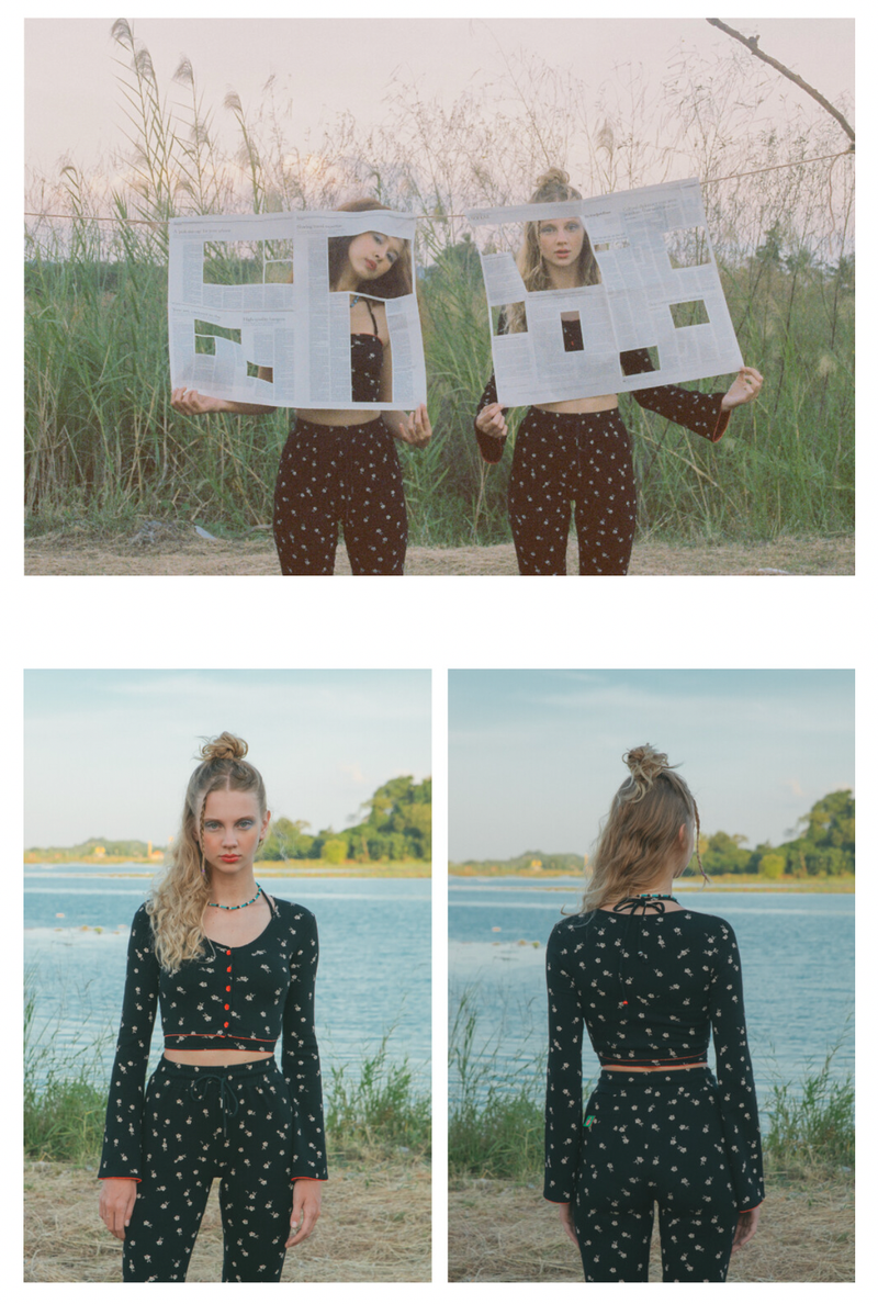 Escape club crop cardigan