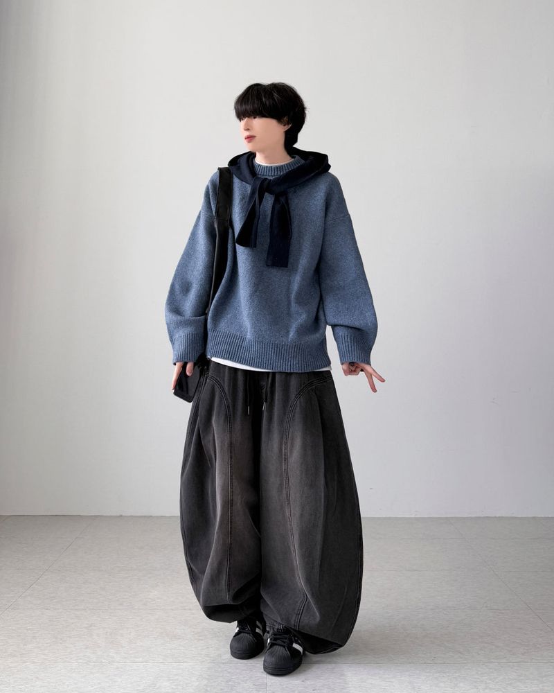 Julie Muffler Hood Knit