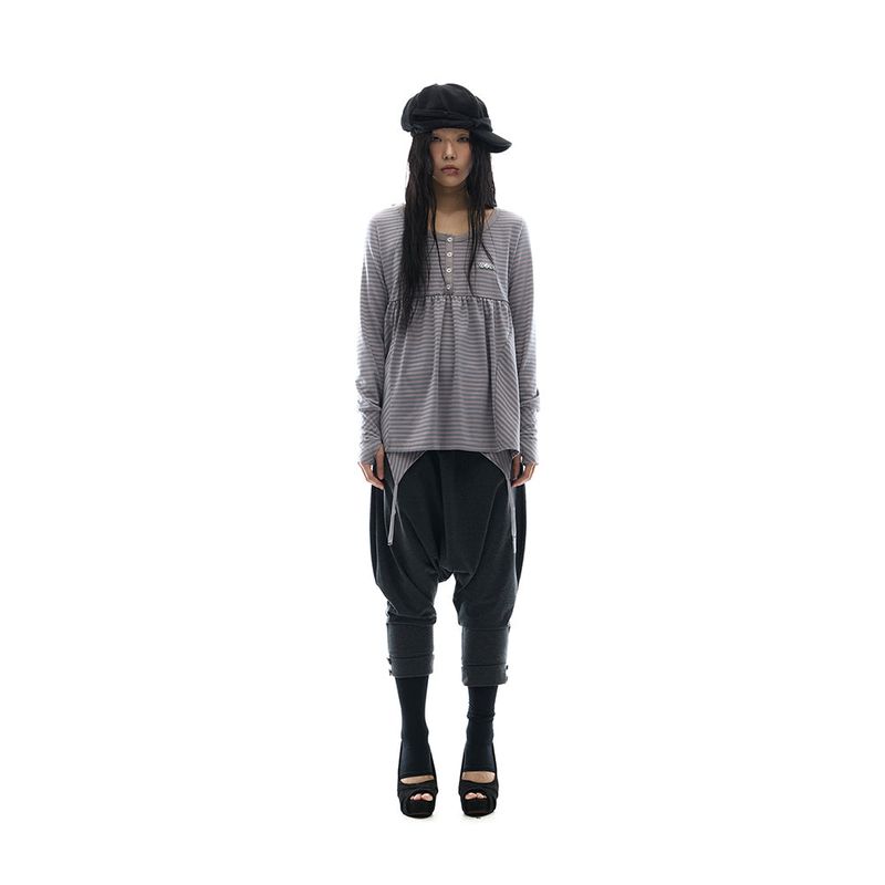 ojos（オホス）の「Layered Bra Flare Top / Beige（Tops）」