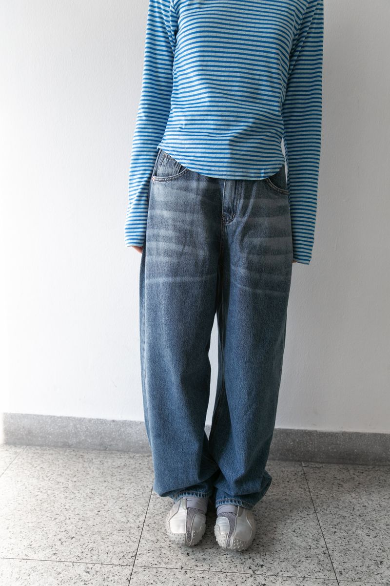 omoosoohy（オムスヒ）の「cats balloon denim pants(S-L)（Pants）」