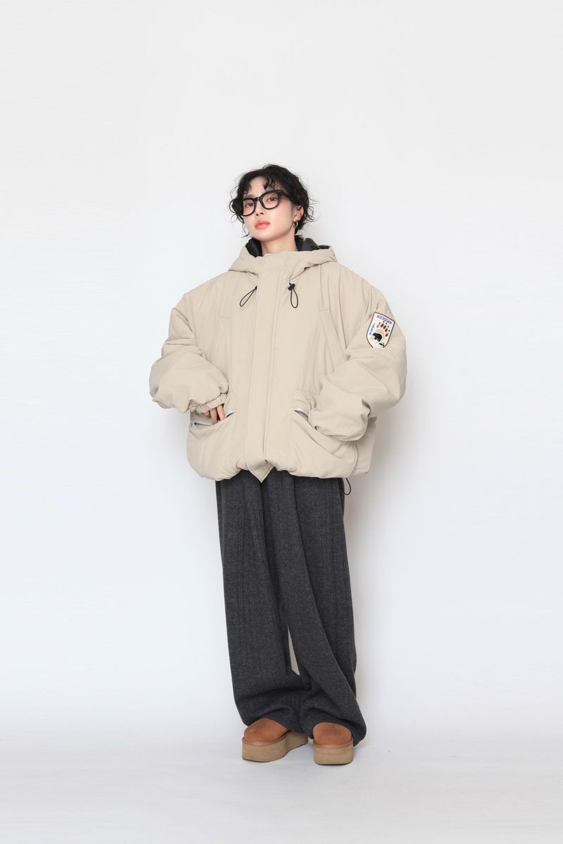 Mountain Patch Hooded Padding