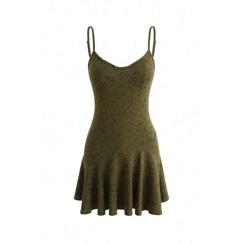 VIVIC（ビビク）の「MOSS BLOOM CAMI MINI DRESS（Dresses）」