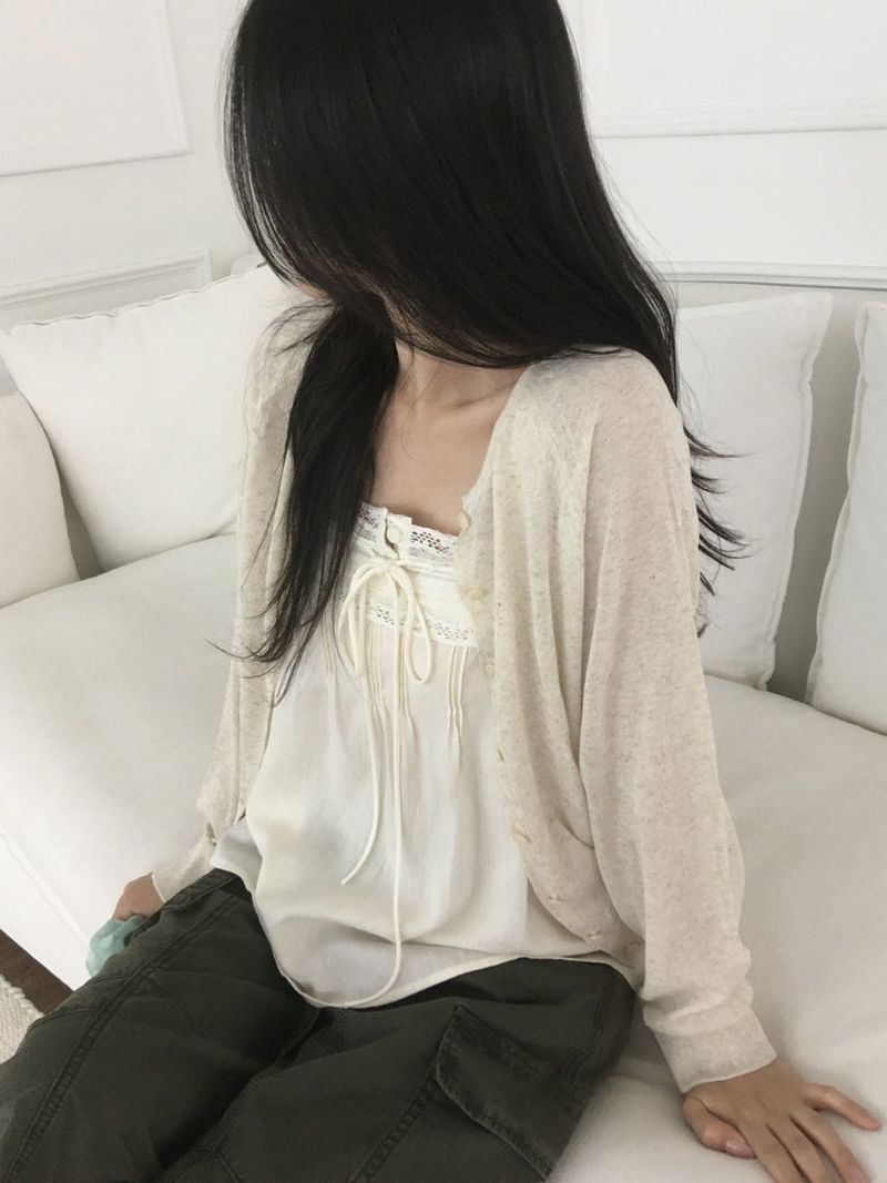 moroi(モロイ)の「Linen Daily Cardigan(Tops)」