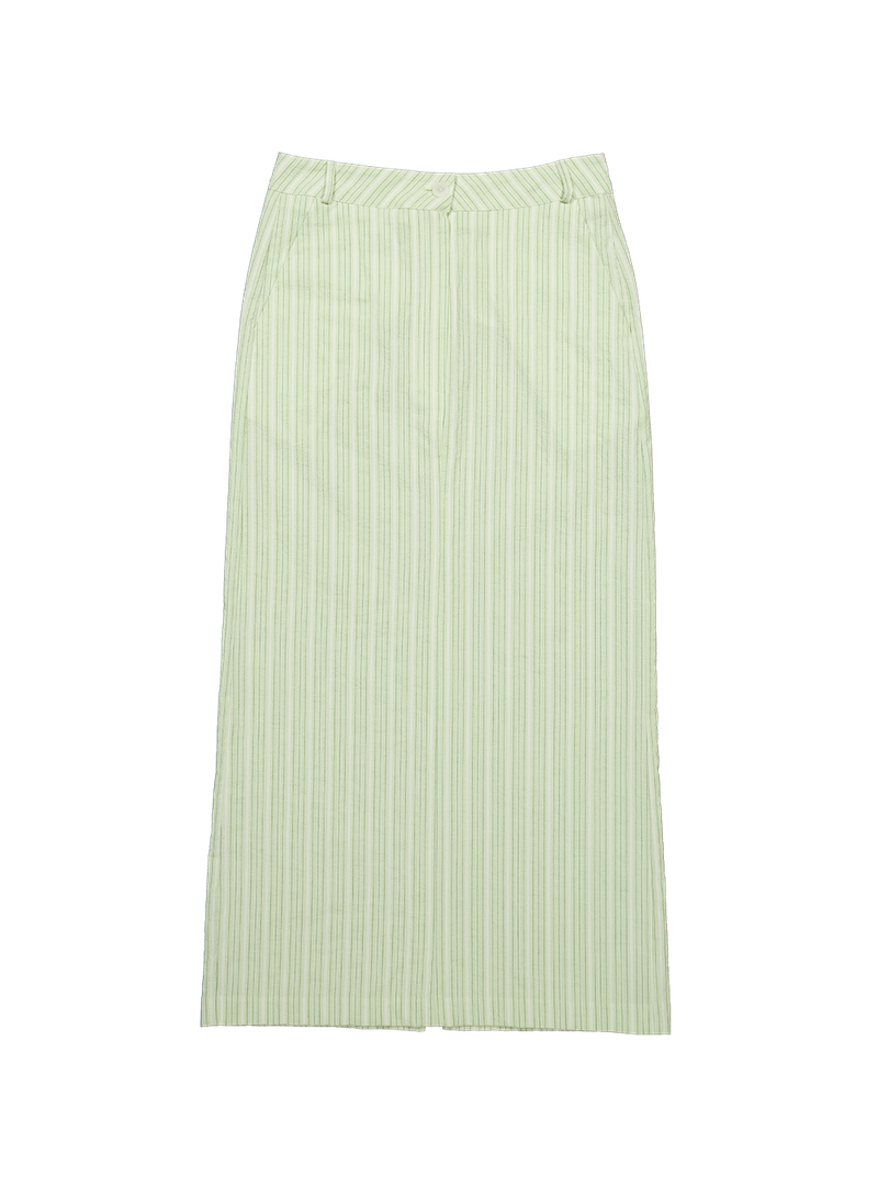 Cozy cotton skirt (green)