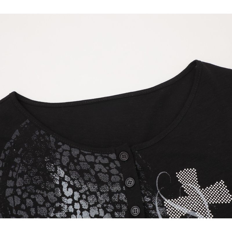 Elora Rhinestone Cross T-shirt