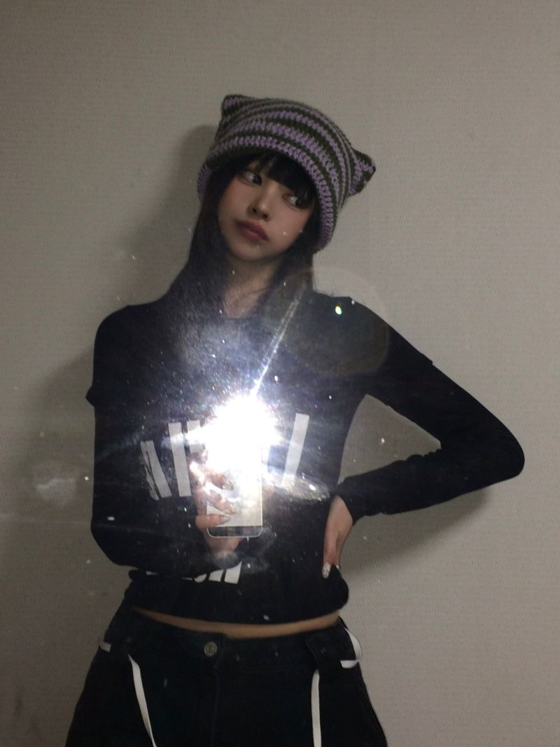 Bigsize cat beanie