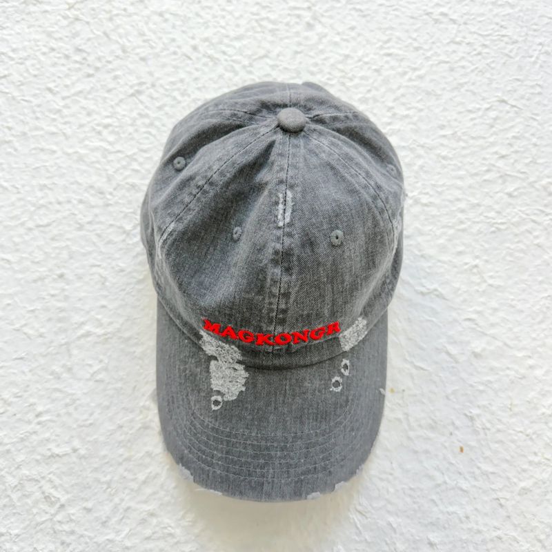 FADE MEET（フェードミート）の「Washed Red Logo Cap（Hats）」