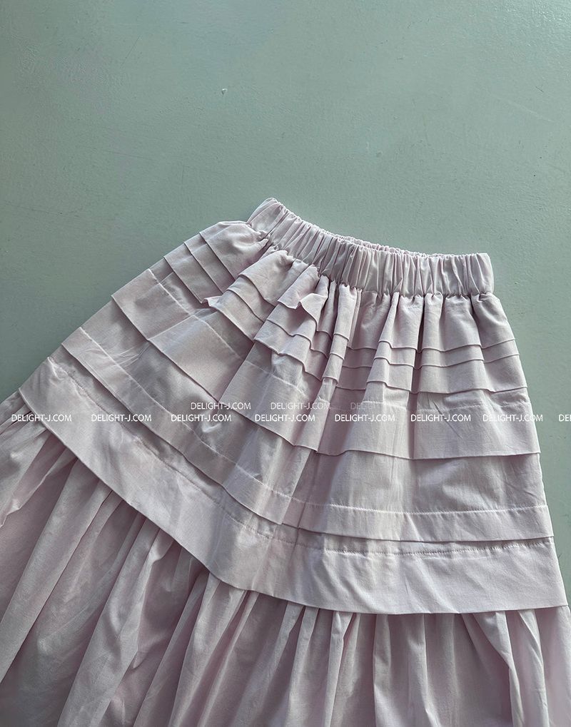 frill cancan midi skirt