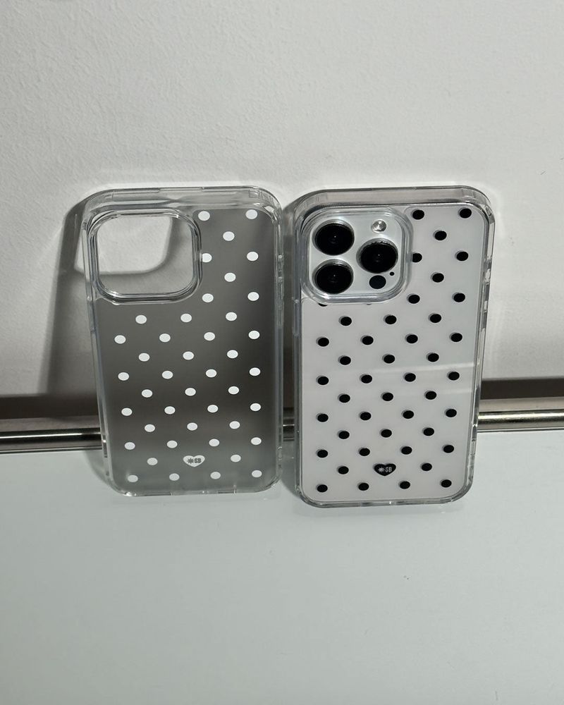 DOT JELLY Gel Hard Slim Phone Case - Black
