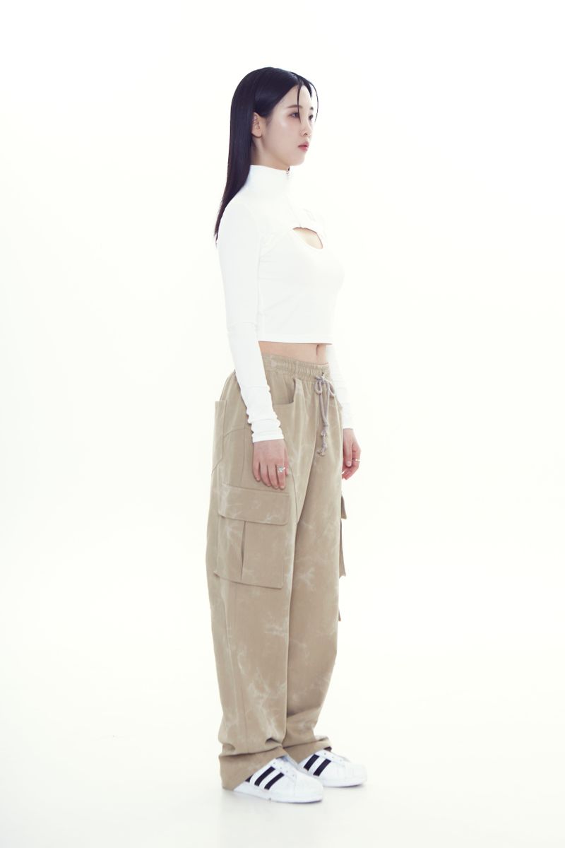 unbalance tiedye cargo pants_be