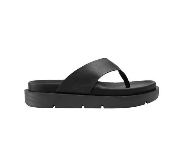 Minimal double sole flip flops