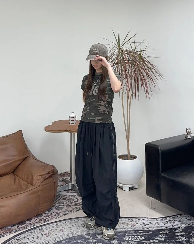 Eford Zipper Mesh Nylon Pants