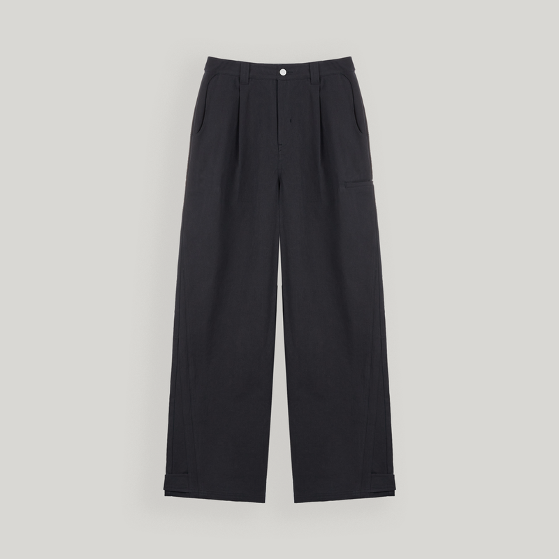Black Wide Wing Pants