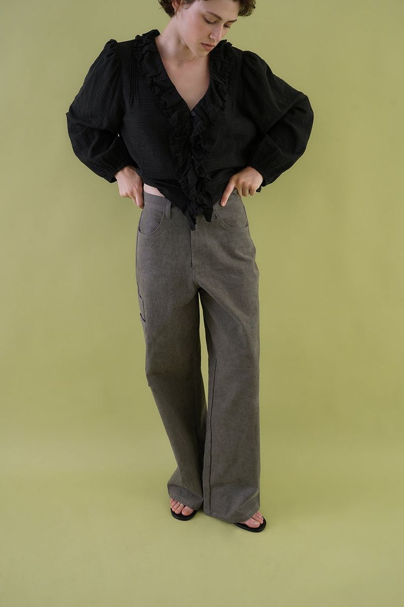 Elen ruffle blouse