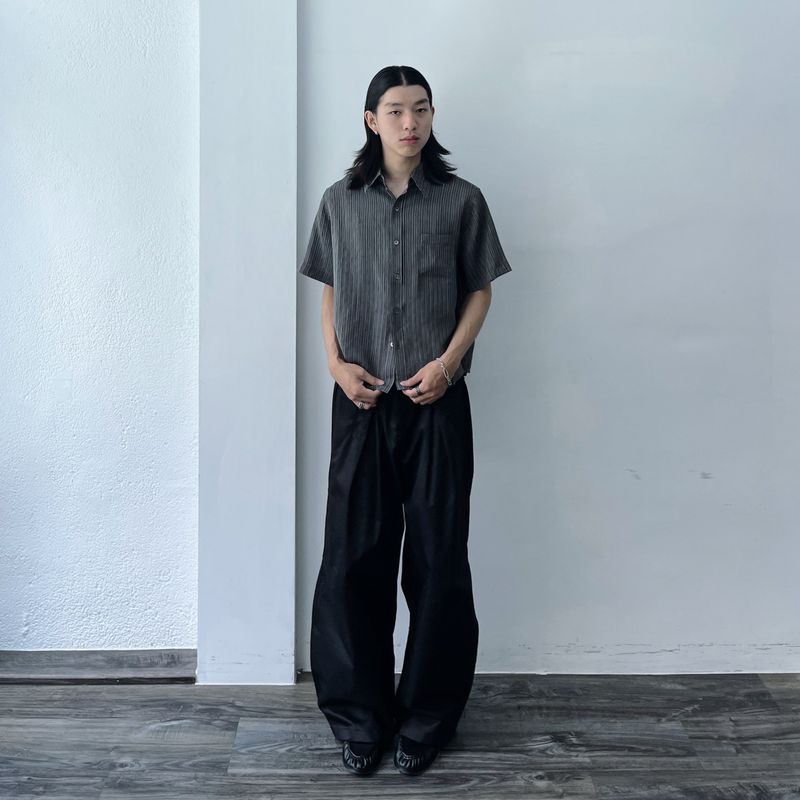Mist Grey Relaxed Shirt