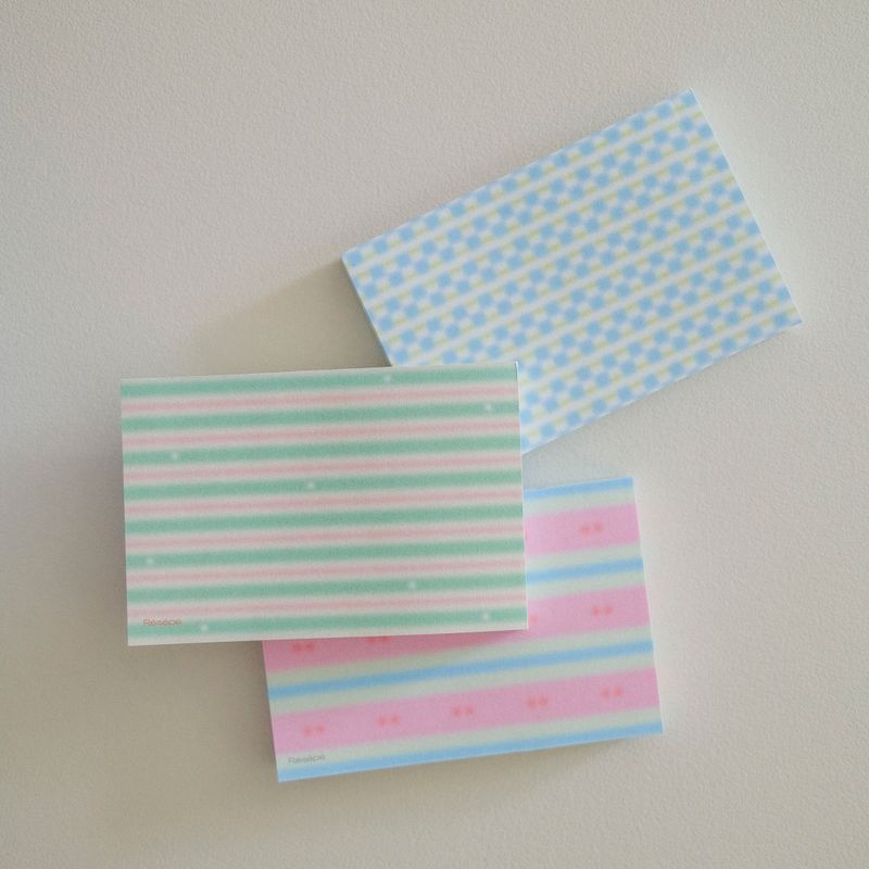 Résépé（レセペ）の「スウィート メモパッド セット (3 Pieces)（雑貨/ステーショナリー）」